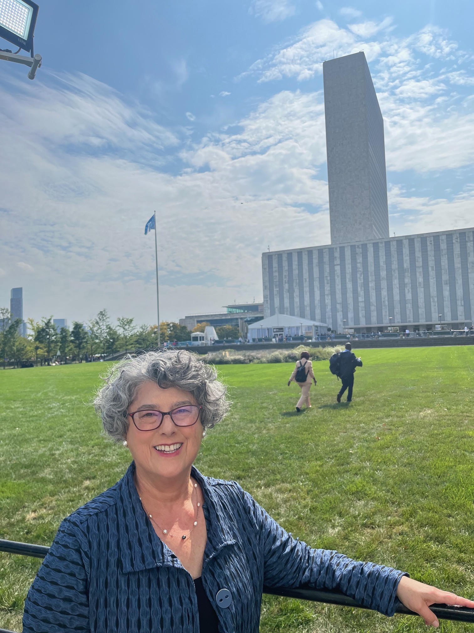 Dr. Sternberg at the United Nations, 2025.